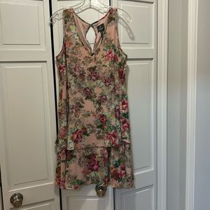 Beautiful,  feminine, sleeveless lined Adriana Papel dress.